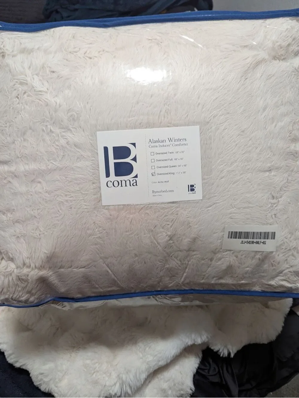 Alaskan Winters - Coma Inducer Oversized Comforter - Arctic Wolf King New